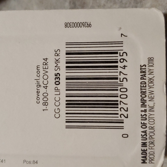 COVERGIRL Continuous Color 6-Hour Lipstick - Smokey Rose Shimmer - Sealed - 035 - Picture 6 of 6